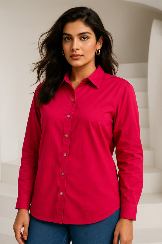 Rani Pink Cotton shirt