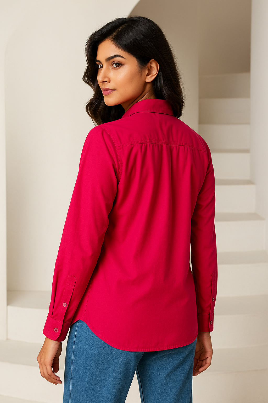 Rani Pink Cotton shirt
