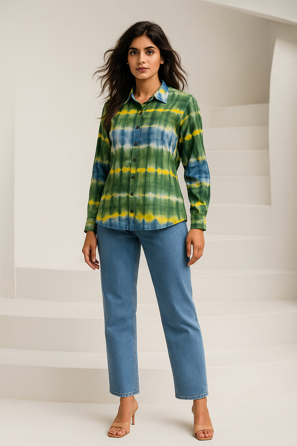 Tie Dye Cotton shirt