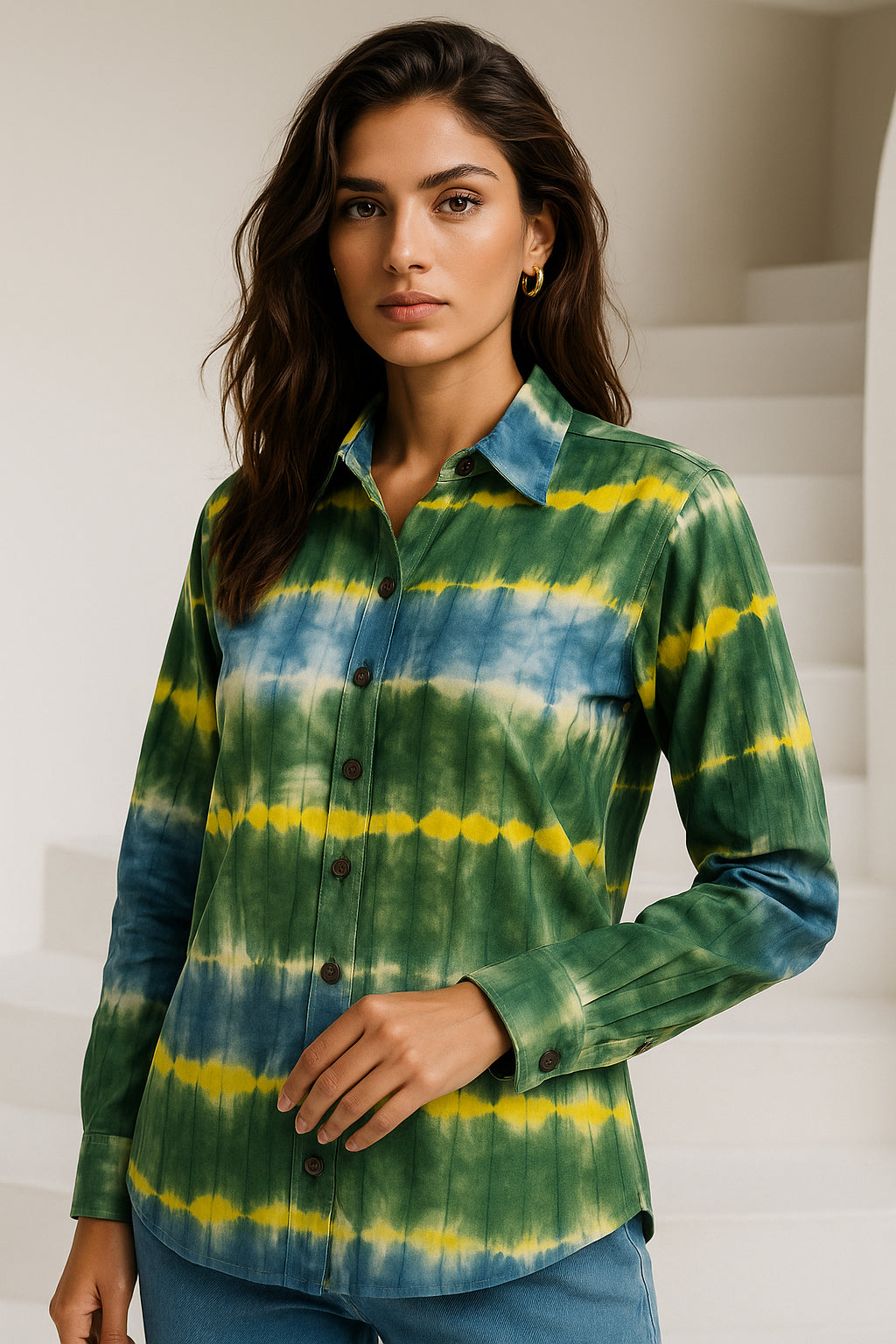 Tie Dye Cotton shirt
