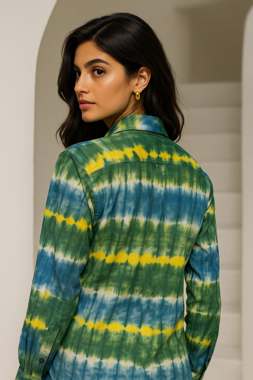 Tie Dye Cotton shirt